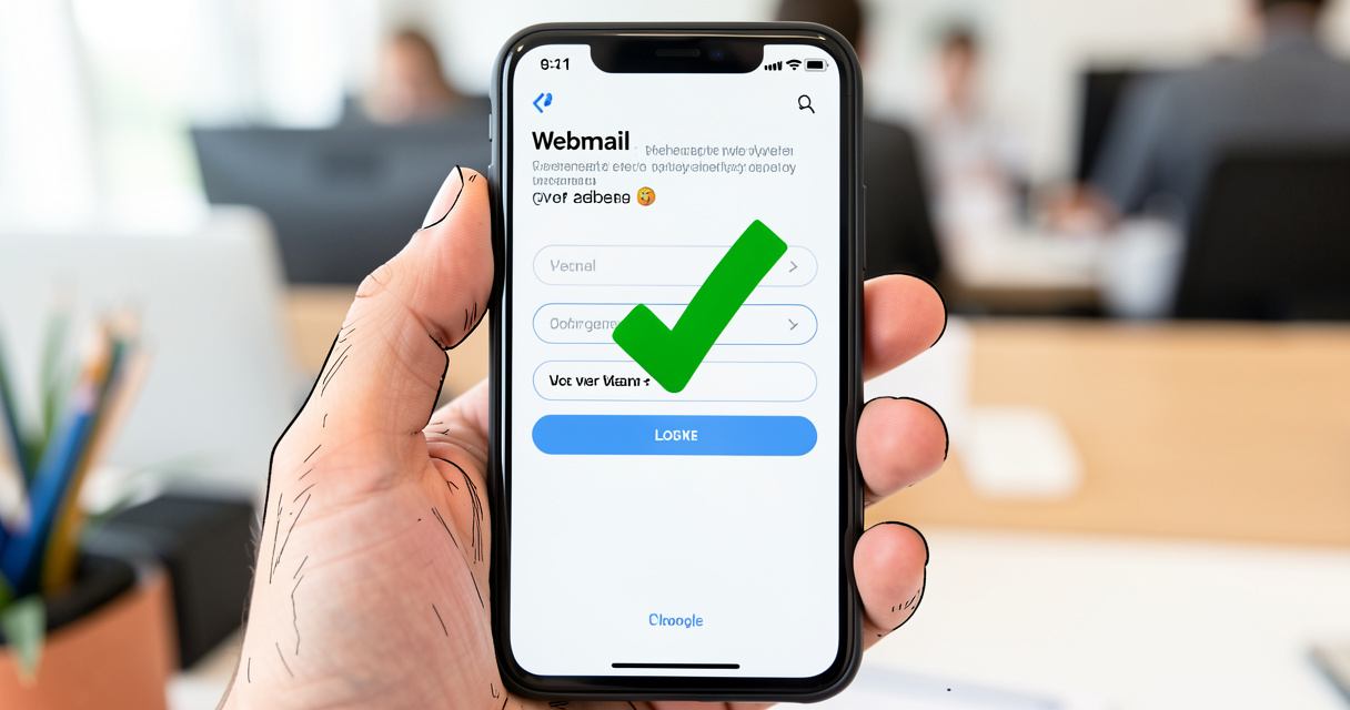 Utilisation du webmail Académie Amiens sur smartphone avec interface de messagerie