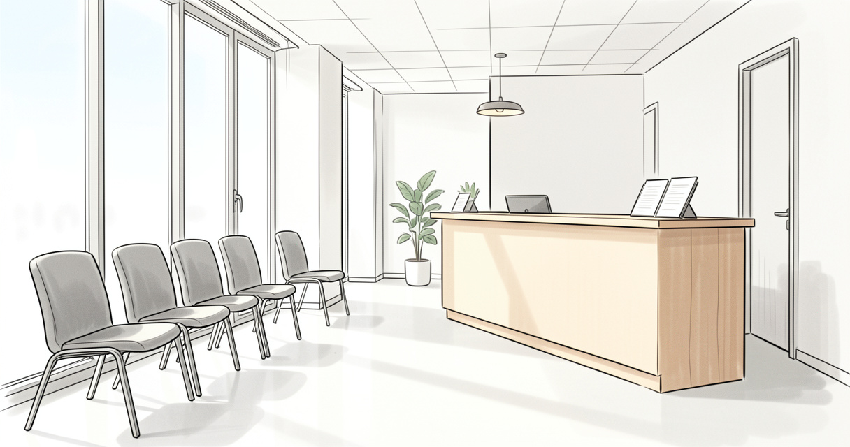 Trouver une agence France Travail : espace d'accueil moderne et lumineux