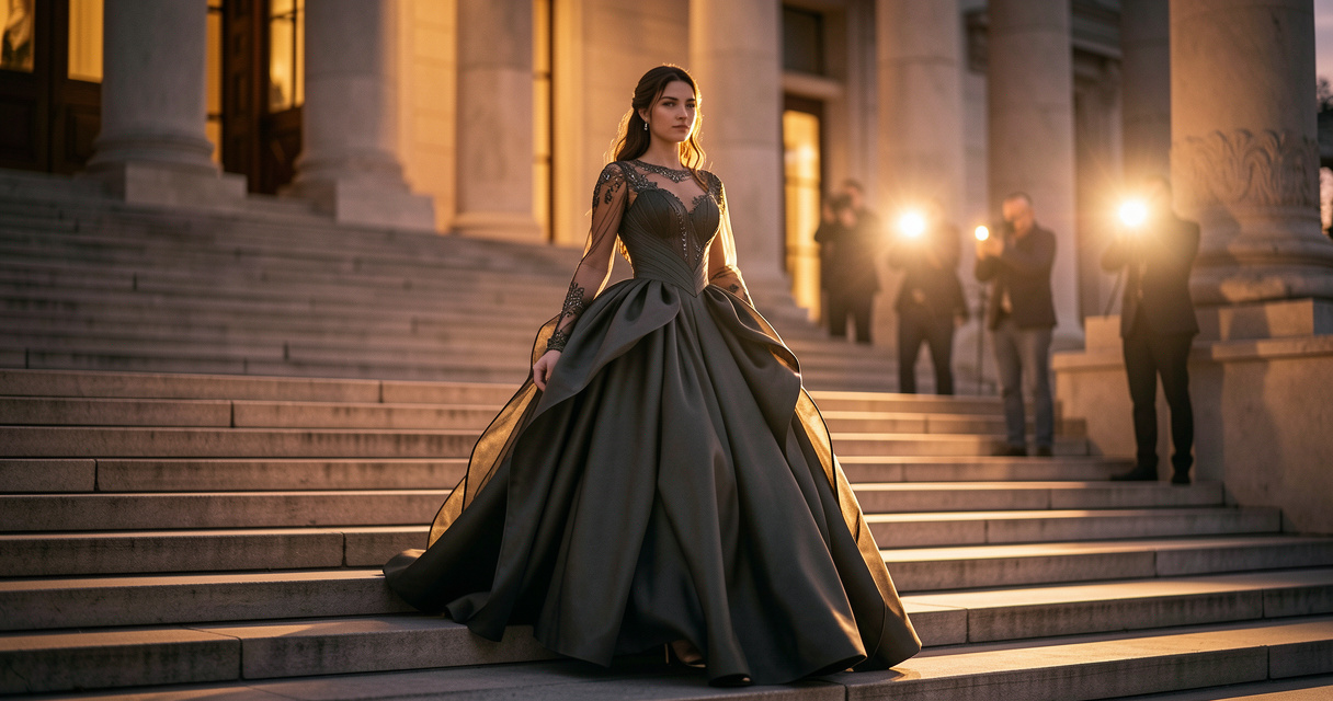Léna Situations au Met Gala 2026 sur les marches du Metropolitan Museum